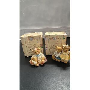 Cherished Teddies Dr.  Darlene 1997  & Bernard - Bernice 1997 Figurine Enesco
